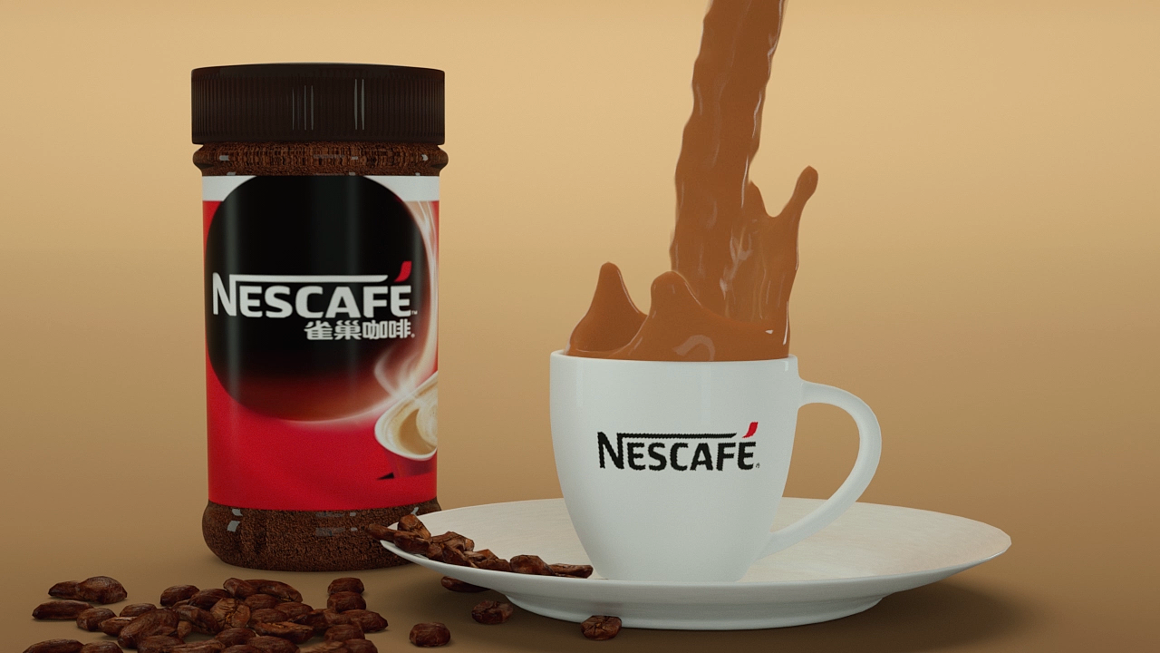 C4D 雀巢咖啡广告（图ZMjAxNjA5ODky） - 产品 - 站酷设计师Ken_03原创素材 - 站酷ZCOOL