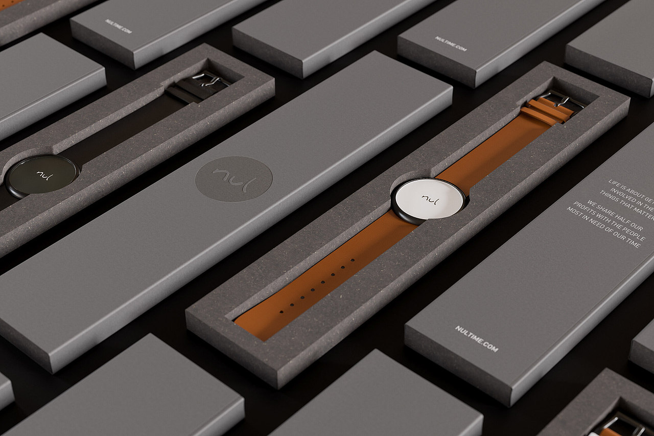 Nul时尚手表包装设计