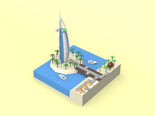 3dmax游戏场景