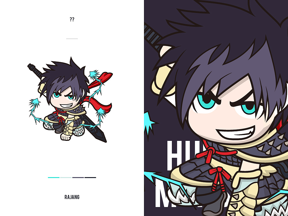 Monster Hunter——怪物猎人头像设计（图ZMTgxMjgzNDQw） - 创作习作 - 站酷设计师WuliaoJ原创素材 - 站酷ZCOOL