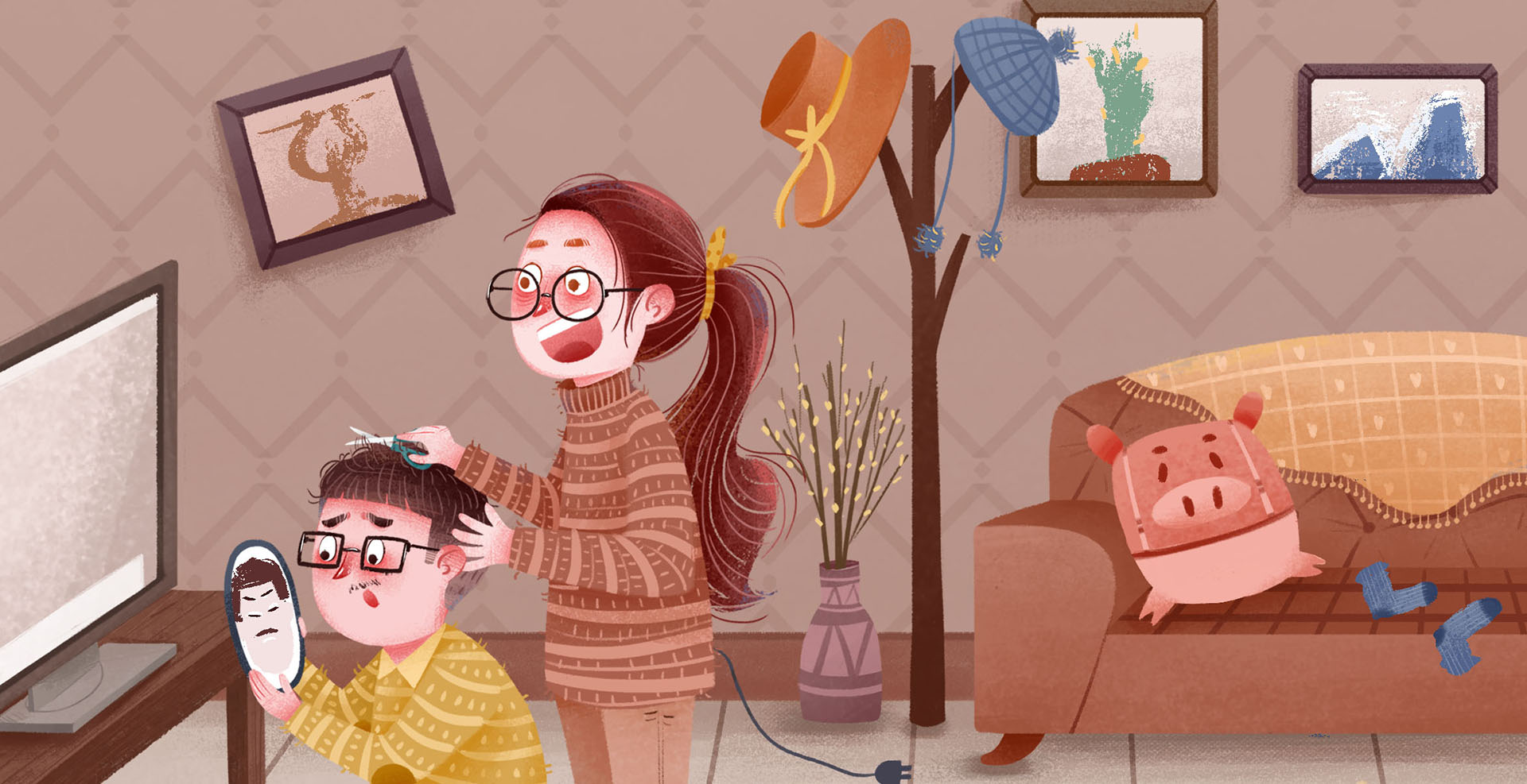 方方插画的个人主页（背景预览） - 主页背景设置 - 站酷设计师方方插画原创素材 - 站酷ZCOOL