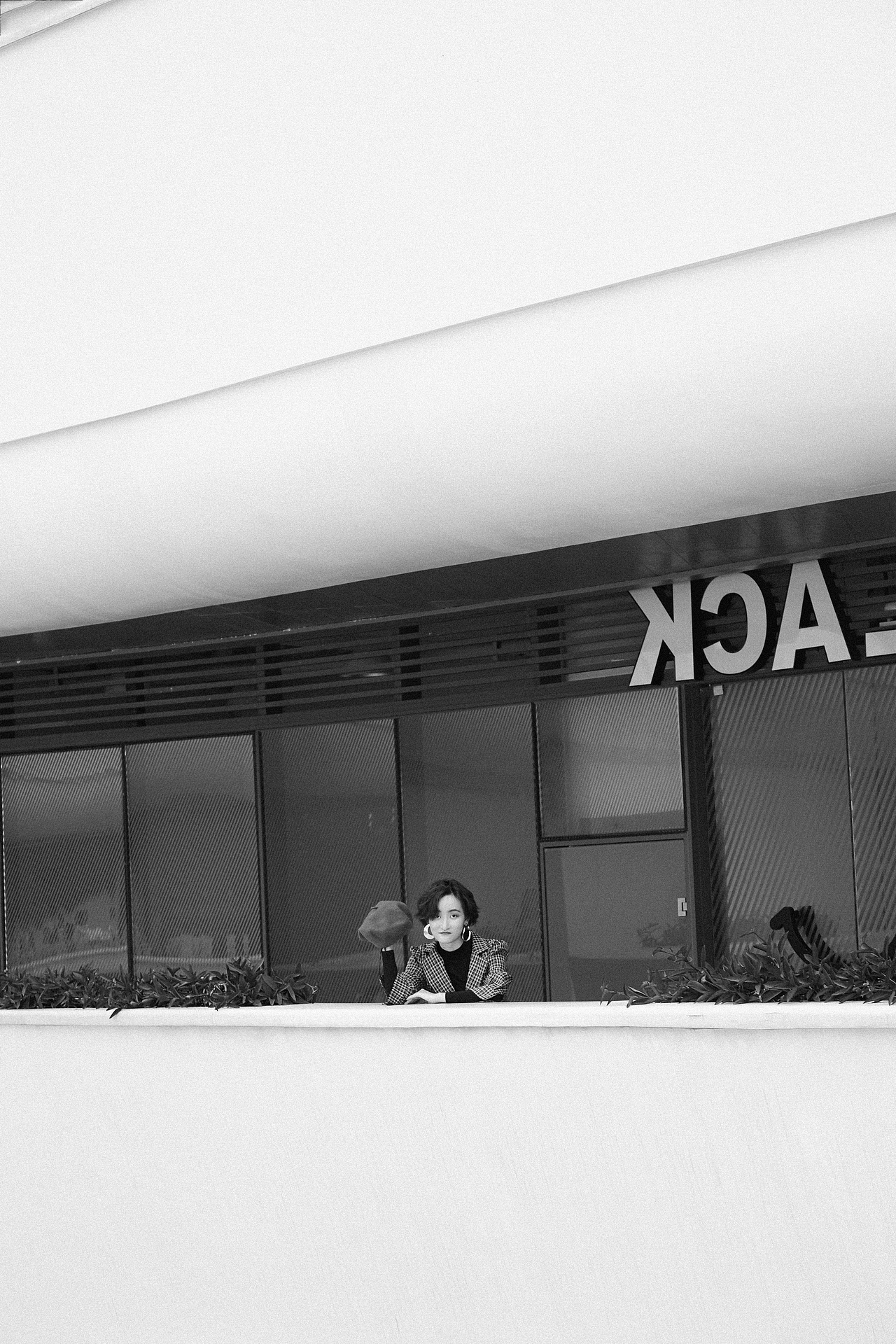 藏在黑白缝隙 黑白人像写真 高级感写真