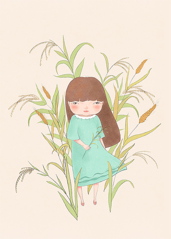 慢系列--二十四节气（图ZODc3NzAzODA=） - 艺术插画 - 站酷设计师李那那原创素材 - 站酷ZCOOL