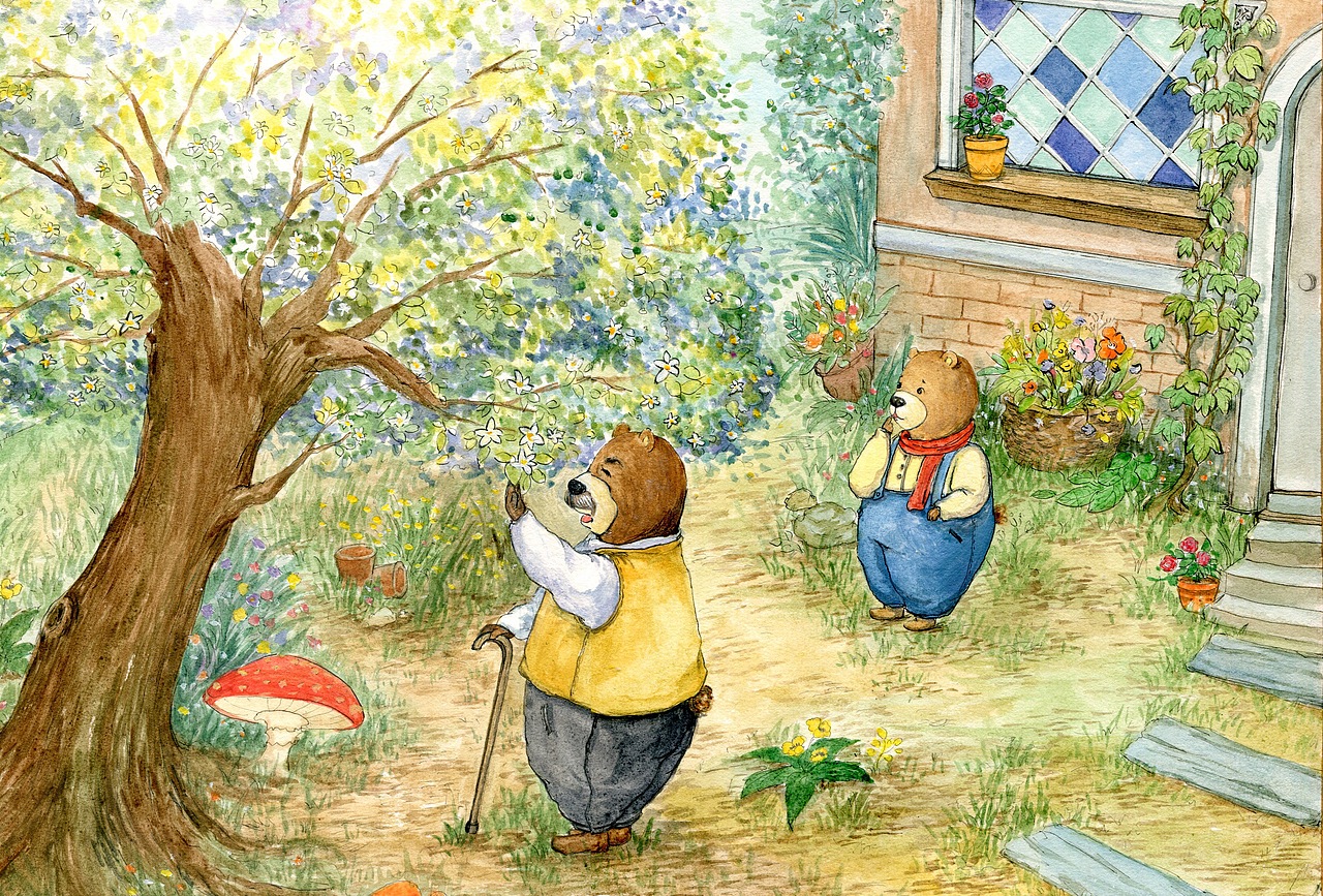 《橙花小镇的小熊》