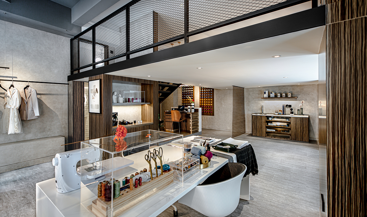 汕头华润中心样板间拍摄-工作室风格