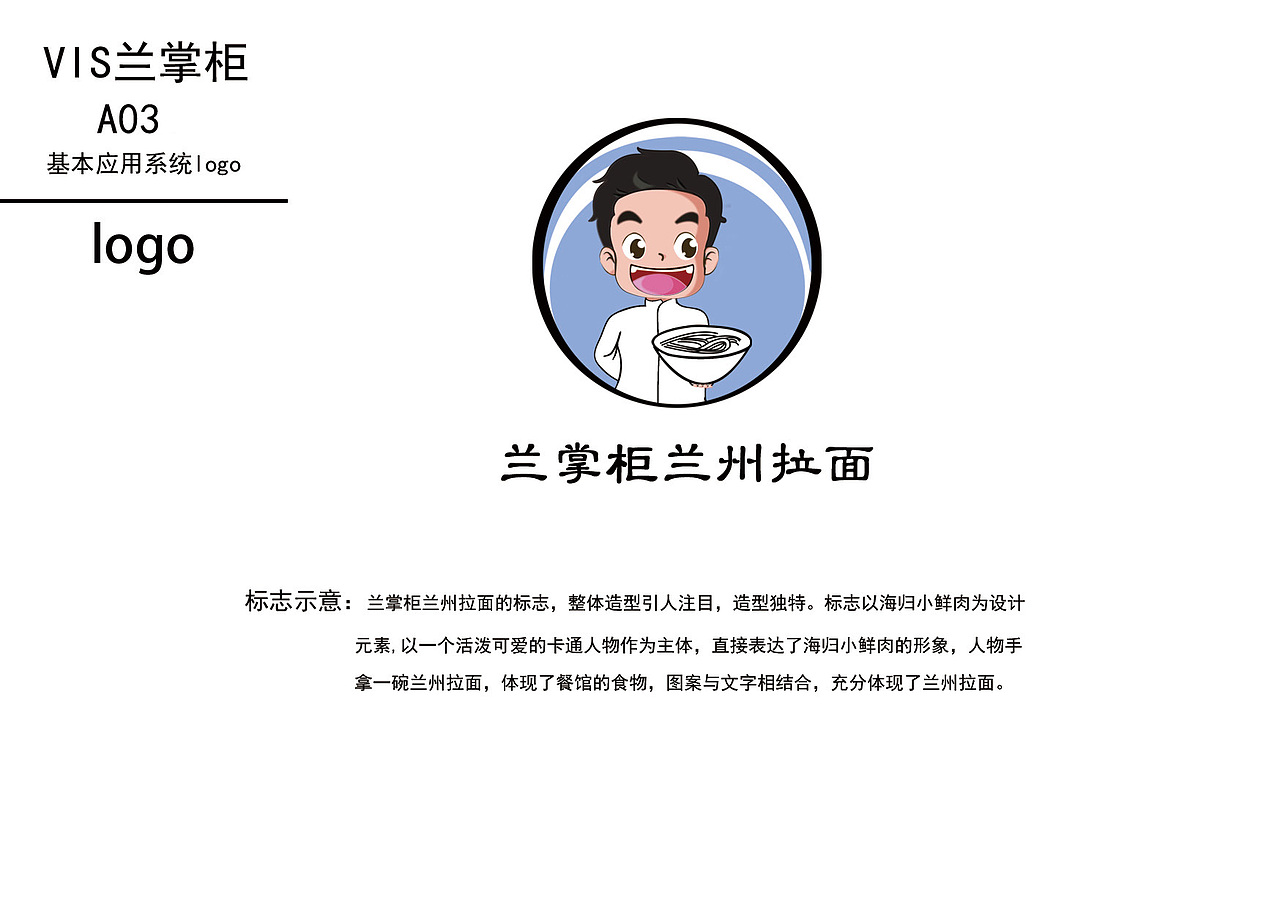 藍(lán)掌柜蘭州拉面vi（圖ZMTAzOTExMTE2） - 品牌 - 站酷設(shè)計(jì)師huangrong000原創(chuàng)素材 - 站酷ZCOOL