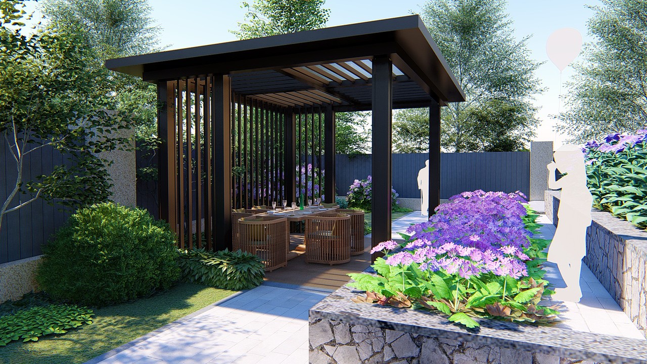 小院|空间|景观设计|evon0001_原创作品-站酷zcool