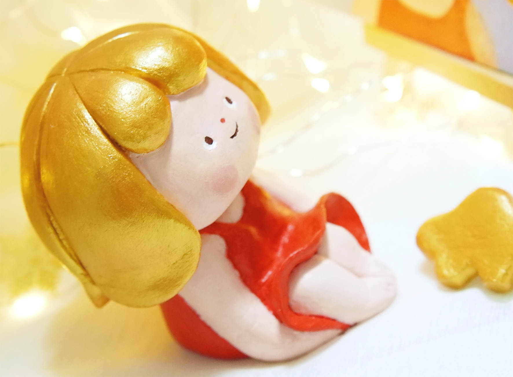 ann 石粉黏土小人|手工艺|手办/模玩|蚊多多 - 原创作品 - 站酷