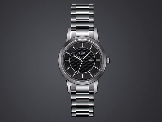 我去年临摹了一块表 今年上传皮一下 真的是献丑了