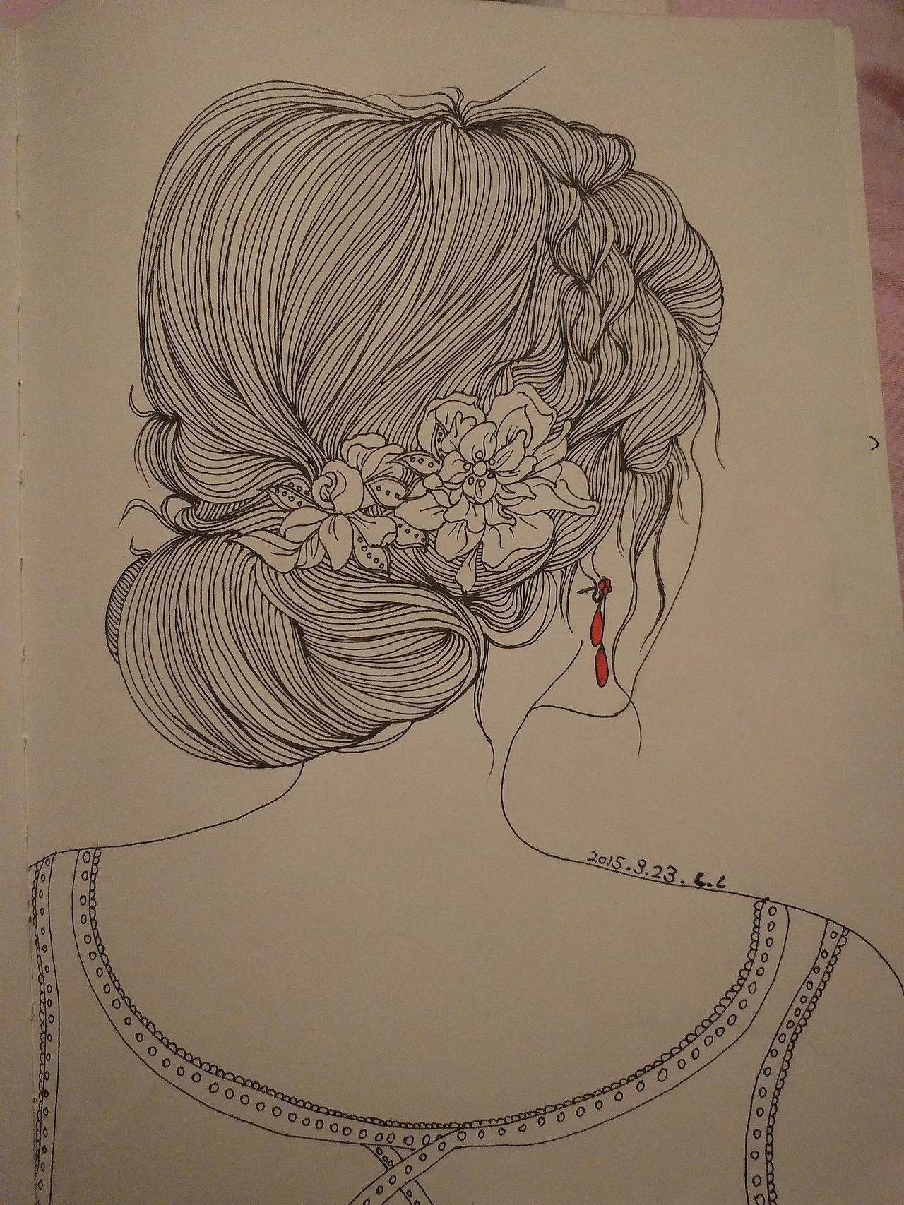 頭發(fā)隨筆（圖ZMTY1MzIwMTMy） - 藝術(shù)插畫 - 站酷設(shè)計(jì)師琳兒_Liner原創(chuàng)素材 - 站酷ZCOOL