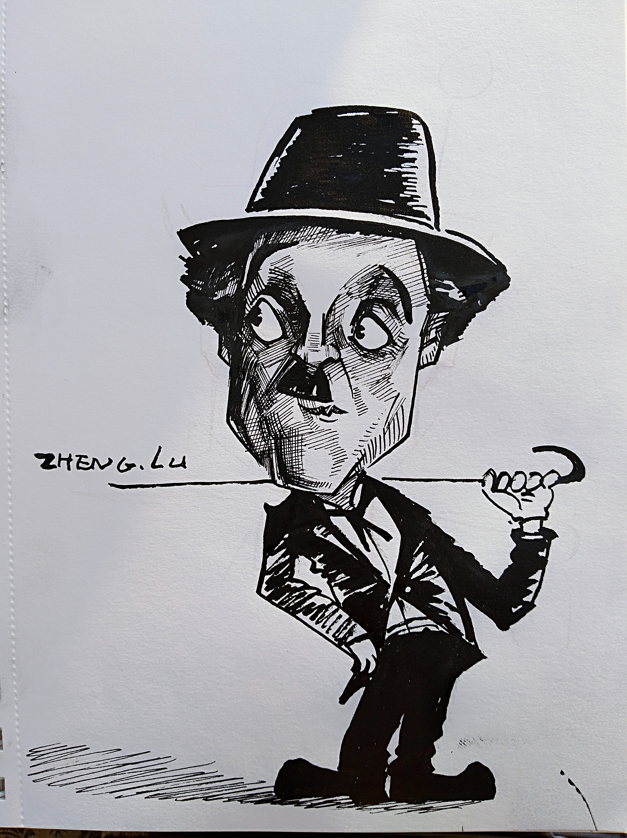 《卓别林漫像》