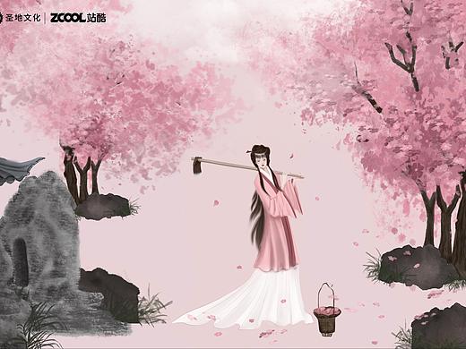 红楼梦-黛玉葬花