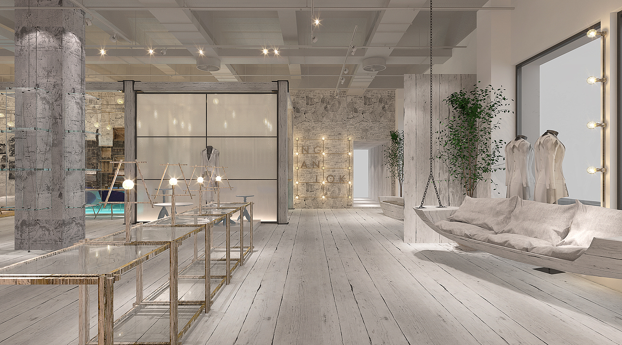 颜诺国际品牌体验店（图ZNTg0NDgxMjg=） - 展陈设计 - 站酷设计师xiaohuup原创素材 - 站酷ZCOOL