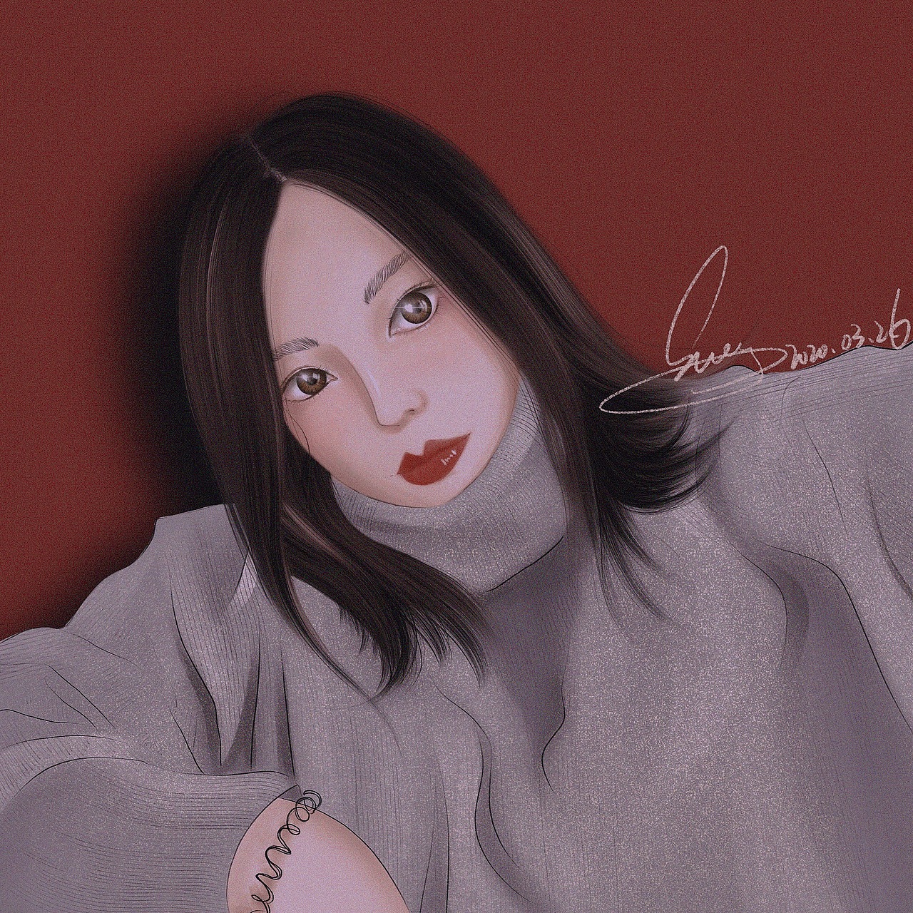 一位美丽的妈妈