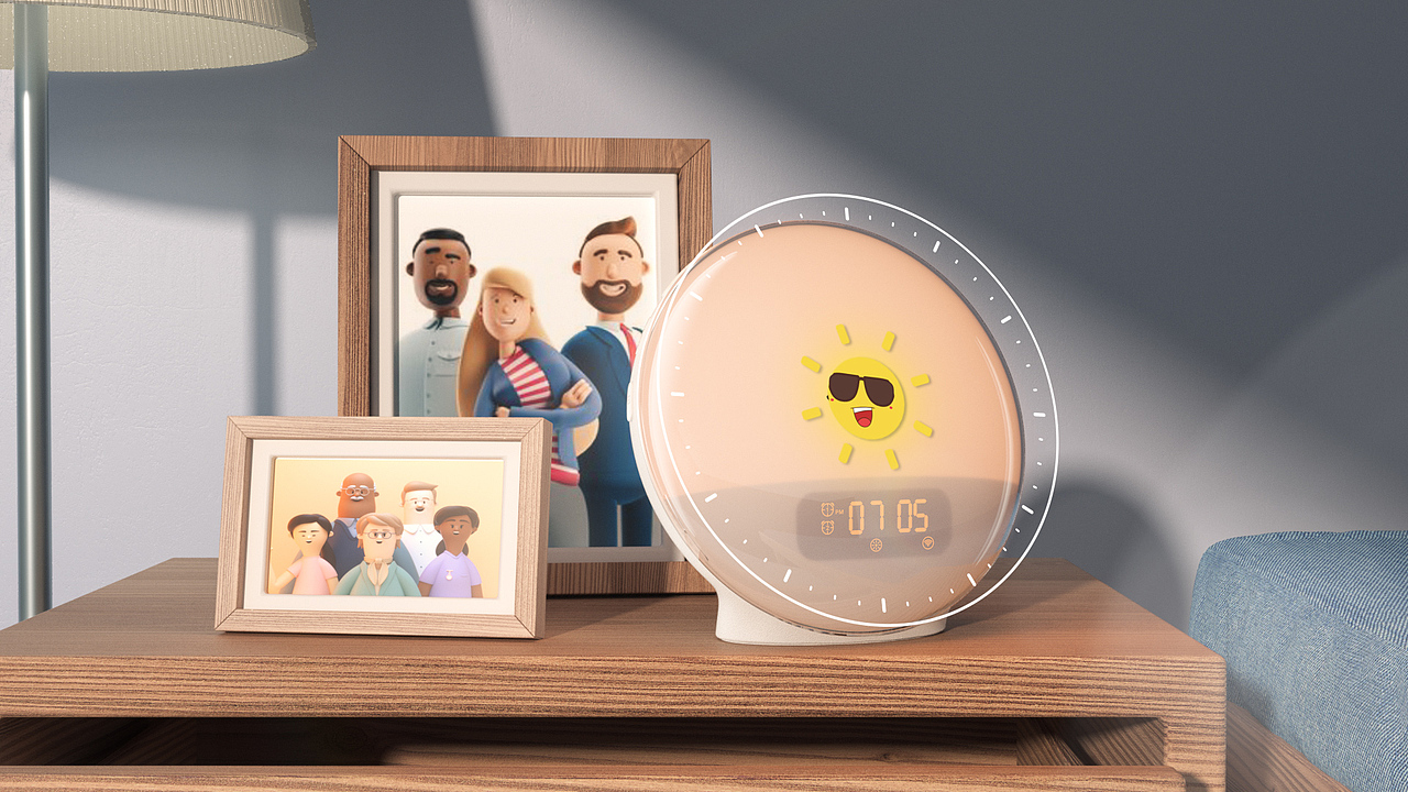 C4D动态设计 丨 唤醒闹钟