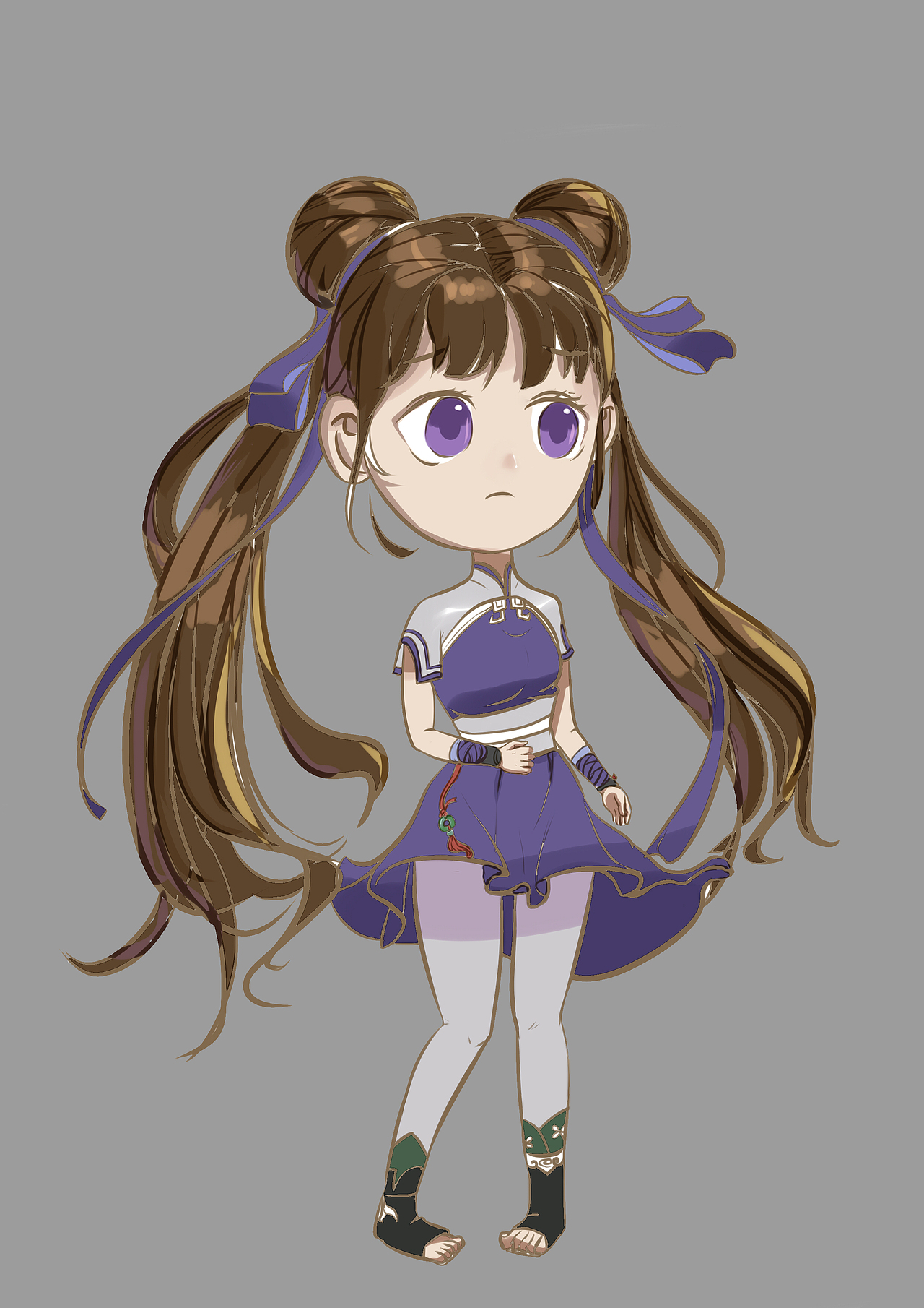 用尽洪荒之力画的灵儿