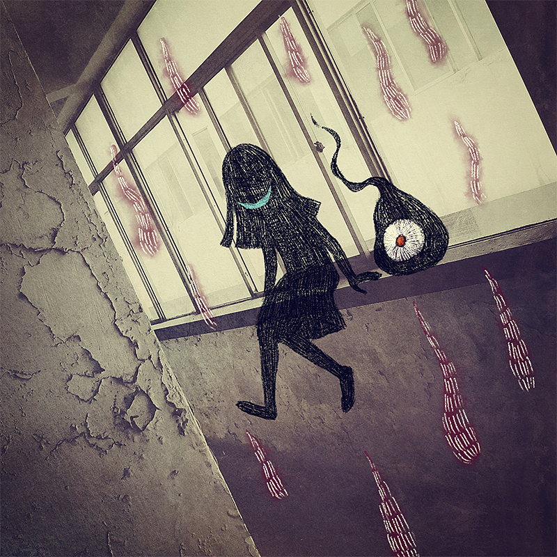 黑暗萌系照片涂鸦（图ZMjM0ODE5MTY=） - 创作习作 - 站酷设计师GothicQueen原创素材 - 站酷ZCOOL