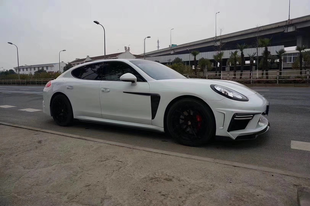 保时捷帕拉梅拉970改装升级artisan大包围前杠侧裙尾翼