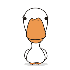 小白鸭子头像图片