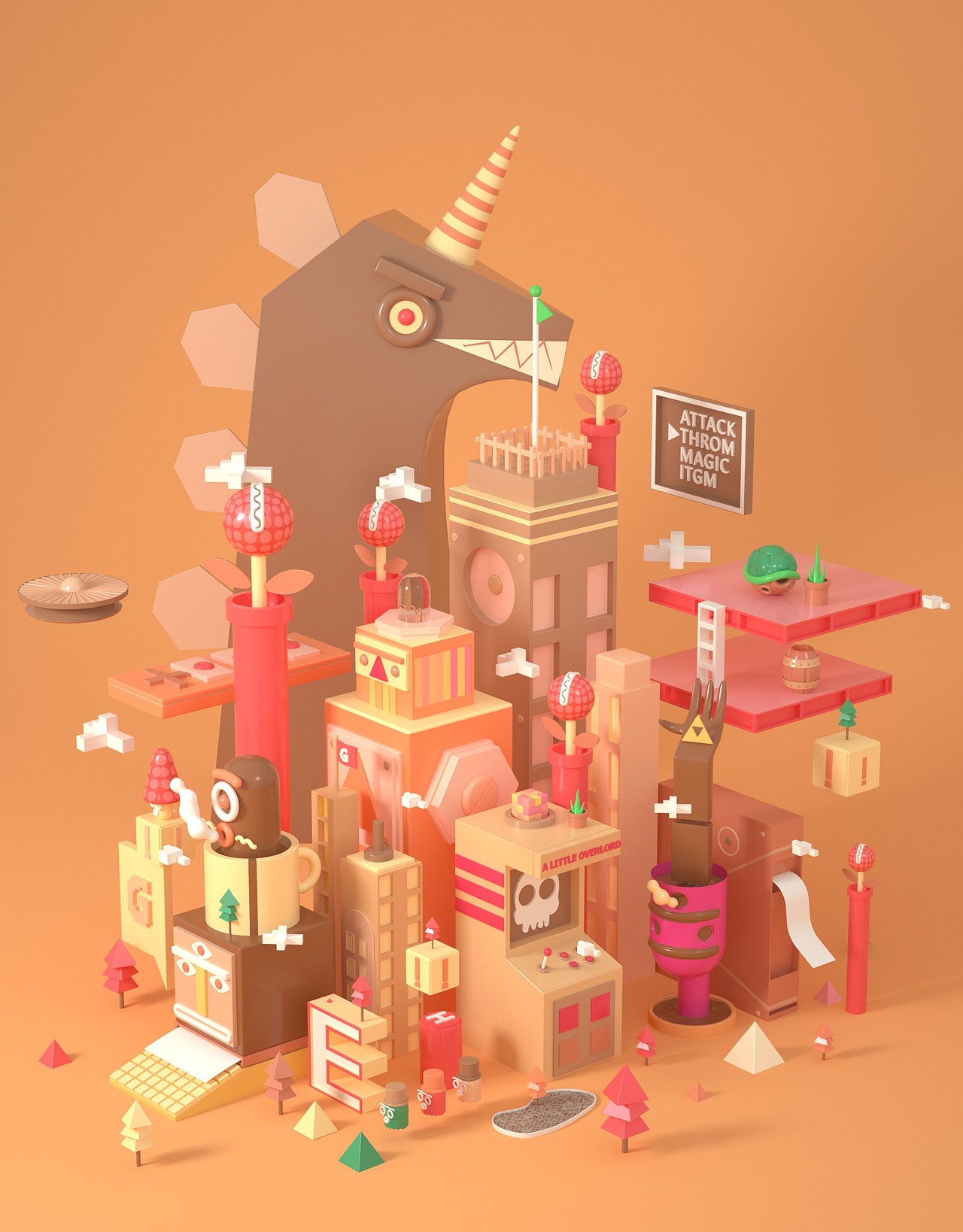 OC第七期学员作品——NiaoNiao的C4D课堂(下)