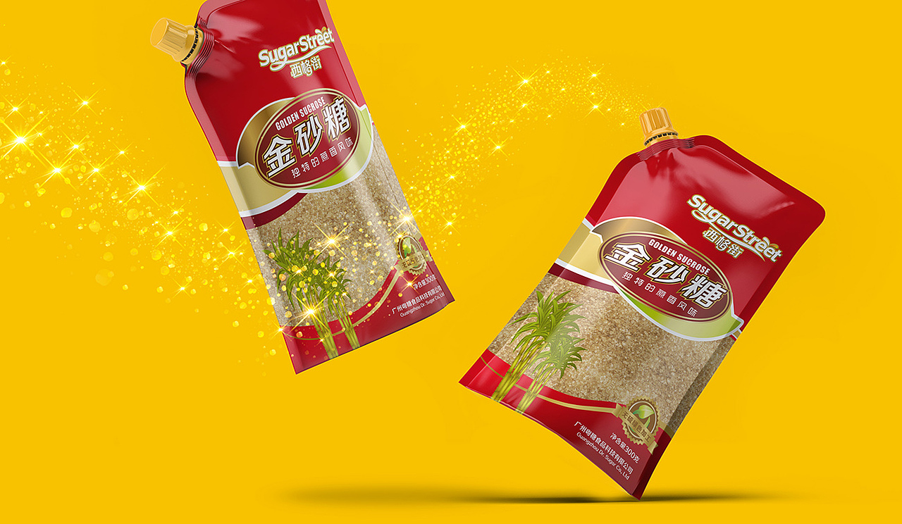 金砂糖包装设计稿