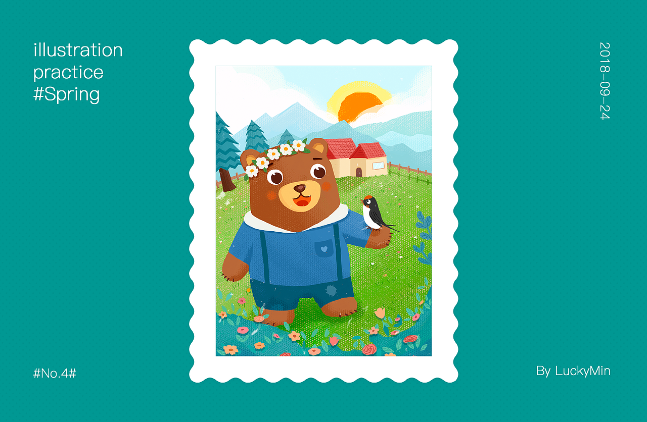 插画练习（图ZMTY2MzgzMTky） - 创作习作 - 站酷设计师Luckymin原创素材 - 站酷ZCOOL