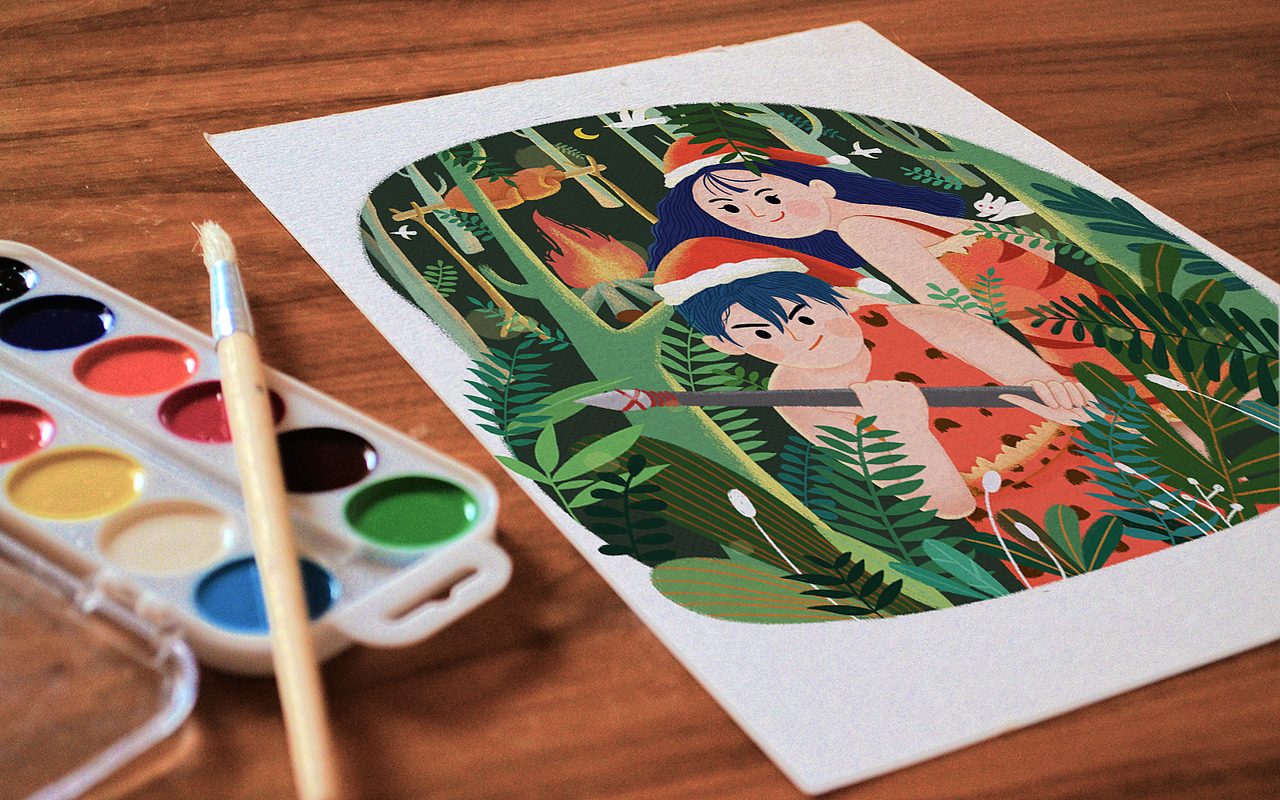 90后养生系列（图ZMTY0MTkzODEy） - 商业插画 - 站酷设计师CHANNGING原创素材 - 站酷ZCOOL