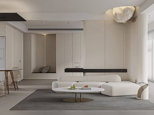 极简男奶油效果图表现