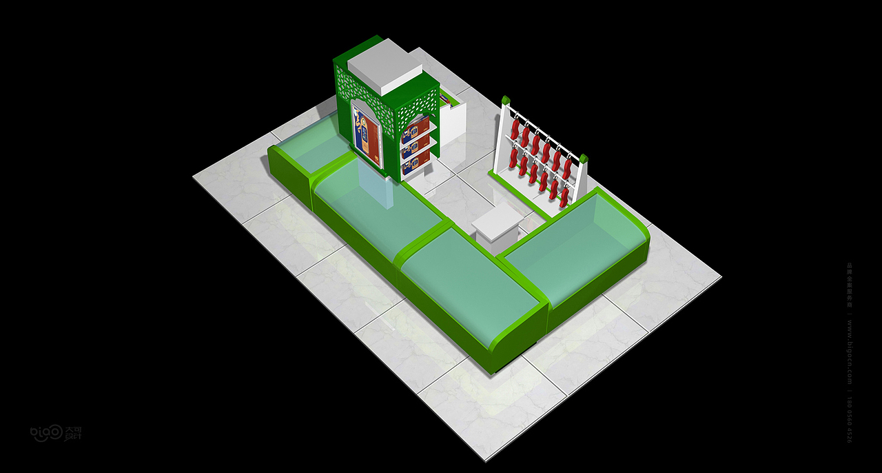 大型清真食品企业形象创建 空间设计