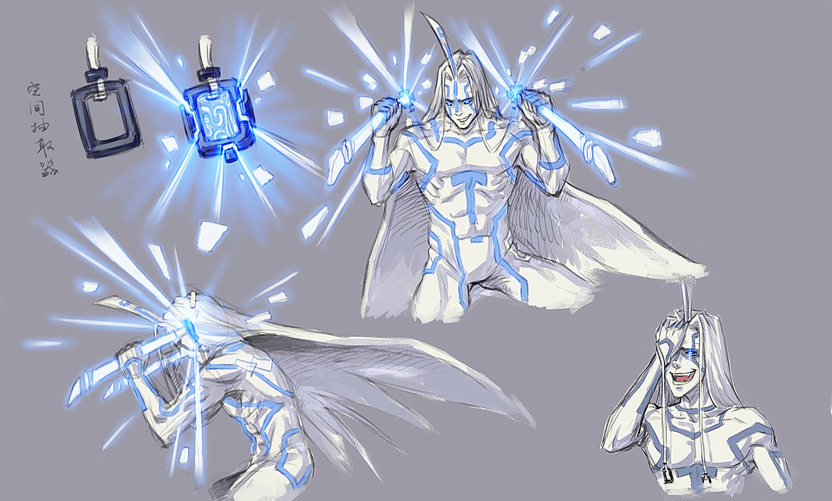 《光之守护者》游戏原画设计（图ZNzgyNTYwMjQ=） - 游戏原画 - 站酷设计师画画的子杰原创素材 - 站酷ZCOOL