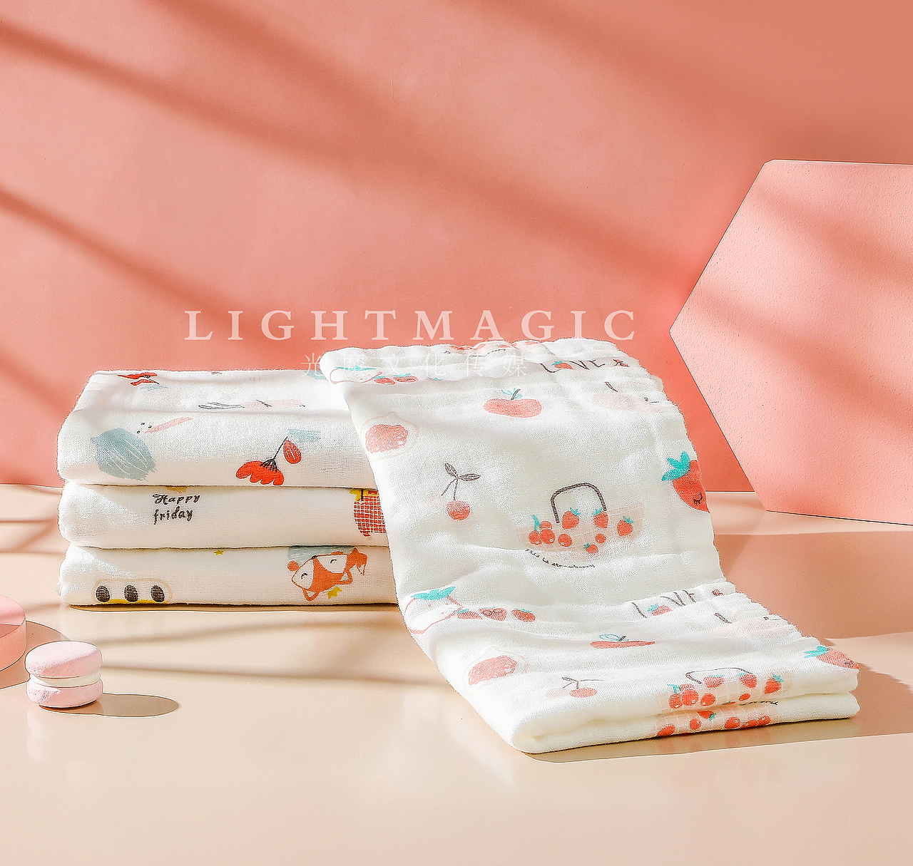 电商摄影| 婴童口水巾摄影