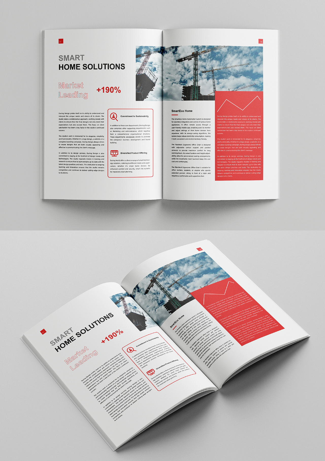 画册设计 l 红色系画册案例分享