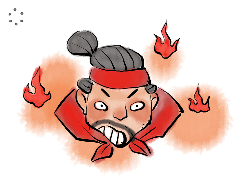 幽王烽火戏诸侯（图ZNDc4MDAzNDA=） - 儿童插画 - 站酷设计师我叫于文龙原创素材 - 站酷ZCOOL
