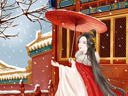 古風(fēng)人物插畫