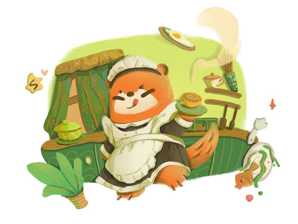 儿童插画|蓬松味道,蓬松生活