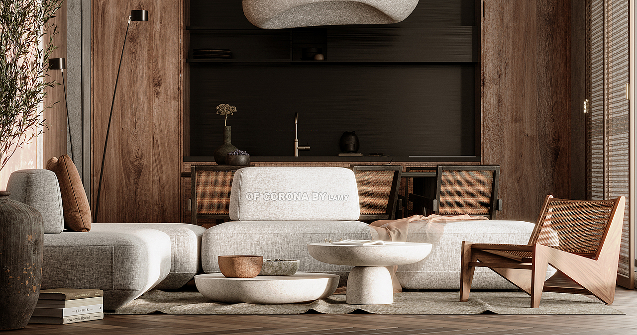 corona 渲染作品集三-极简（图ZMjcwMTM2NzUy） - 家装设计 - 站酷设计师LAMY视觉设计原创素材 - 站酷ZCOOL