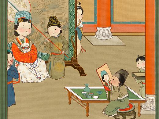 插画｜汉宫春晓