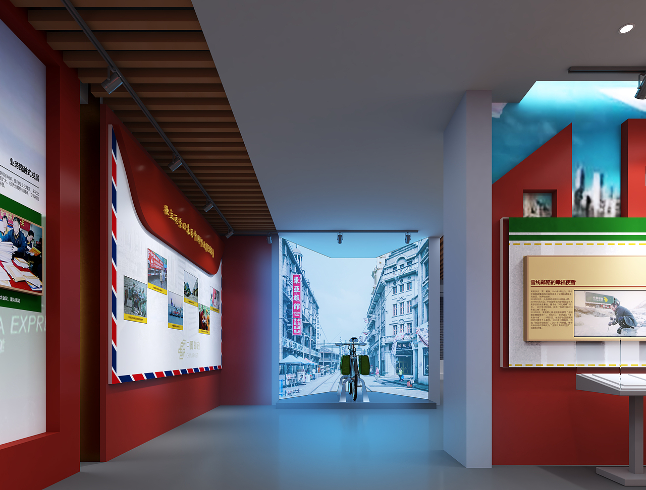 邮政展馆（图ZMjc5NTQ5NTQ4） - 展陈设计 - 站酷设计师NUKK原创素材 - 站酷ZCOOL
