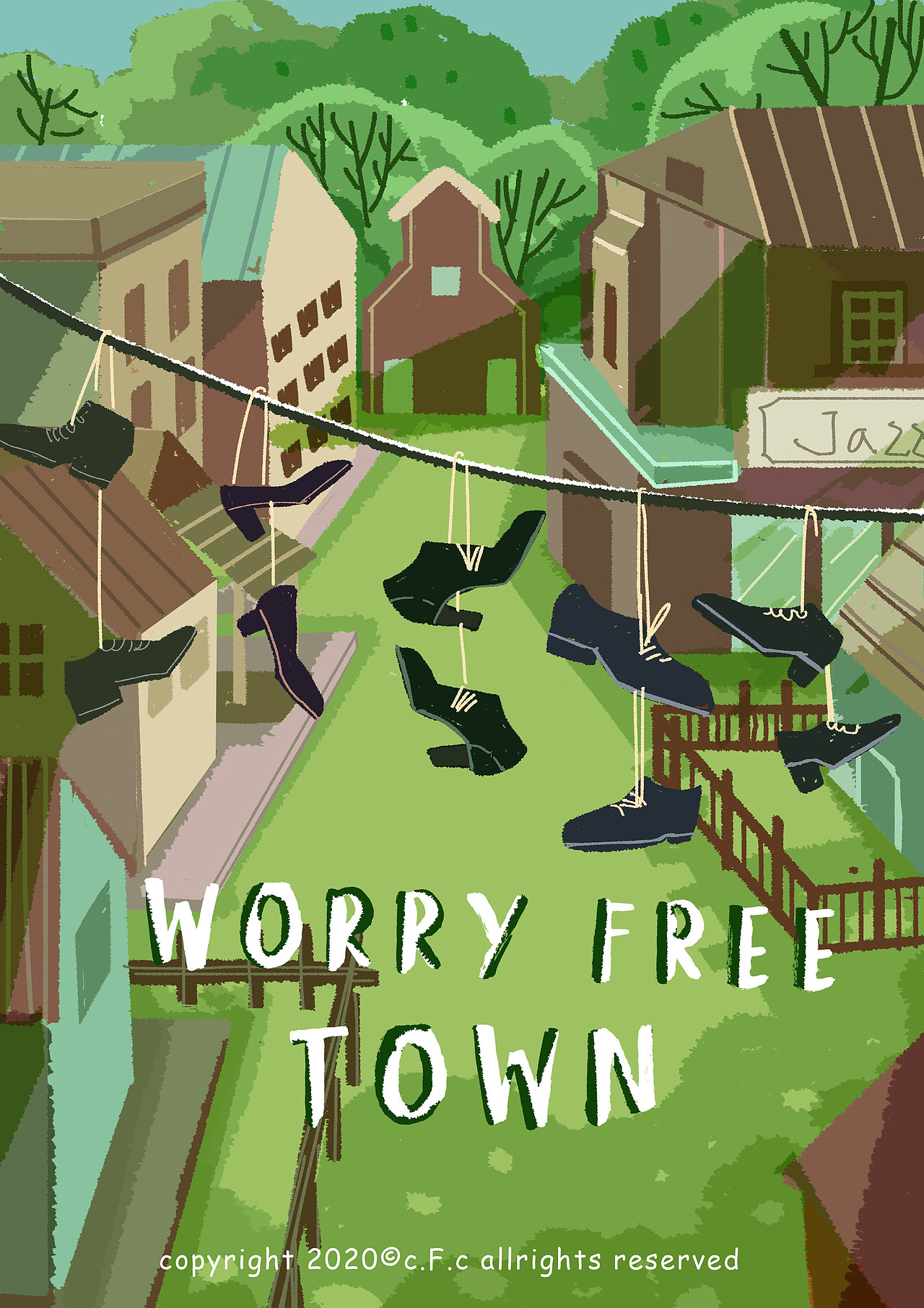 忘忧小镇（图ZMTk3ODU3MjQ0） - 创作习作 - 站酷设计师尘封橙原创素材 - 站酷ZCOOL