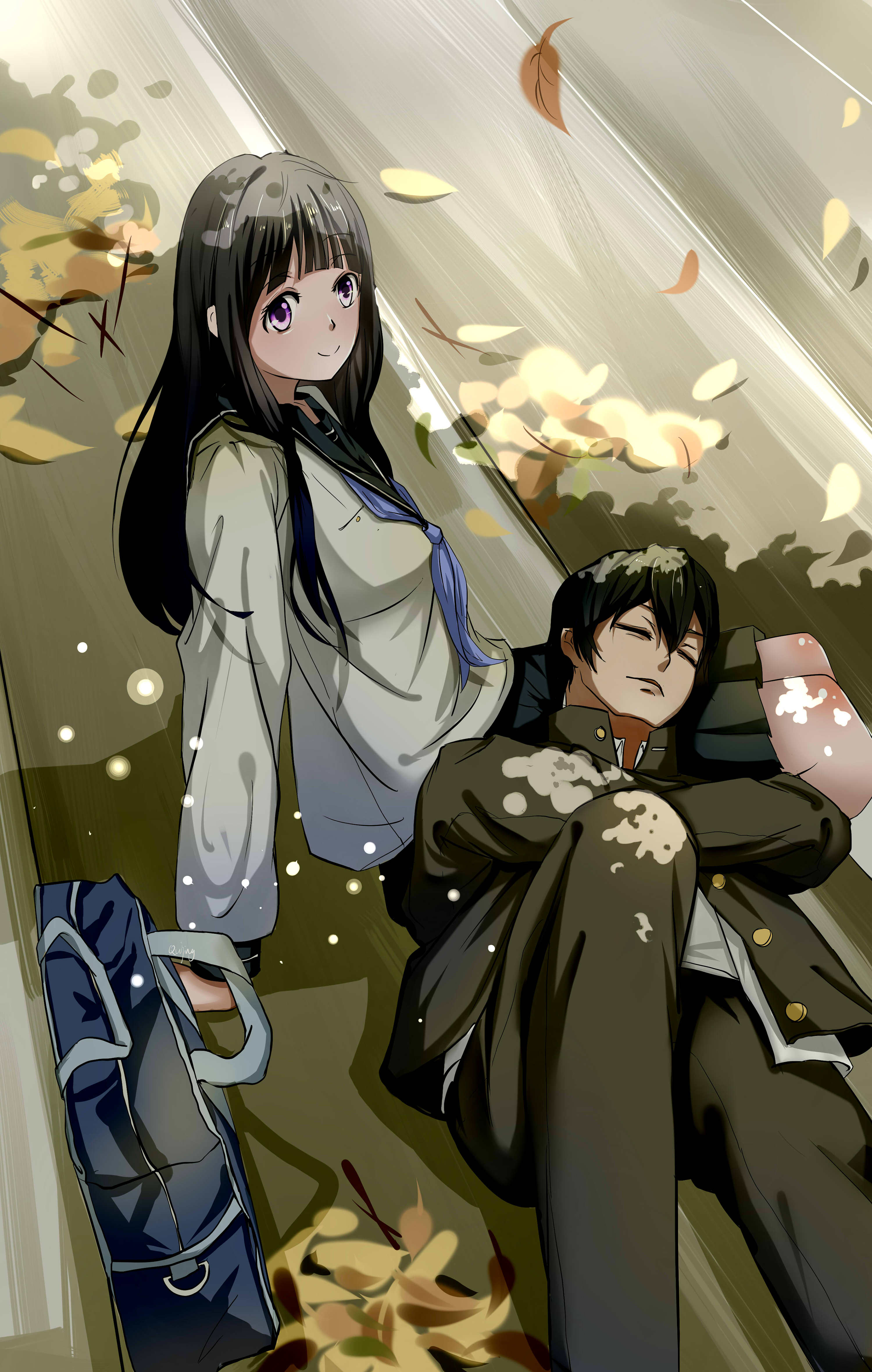 冰菓|插画|插画习作|曲大铃铛 - 原创作品 - 站酷 (zcool)