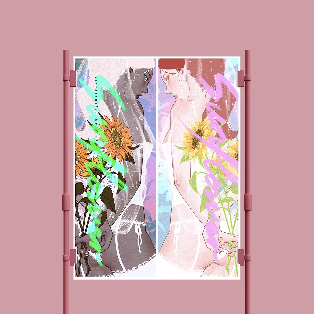 -SunFlower-（图ZMjY5MDI5MzQ4） - 新锐潮流插画 - 站酷设计师_KiLLer原创素材 - 站酷ZCOOL