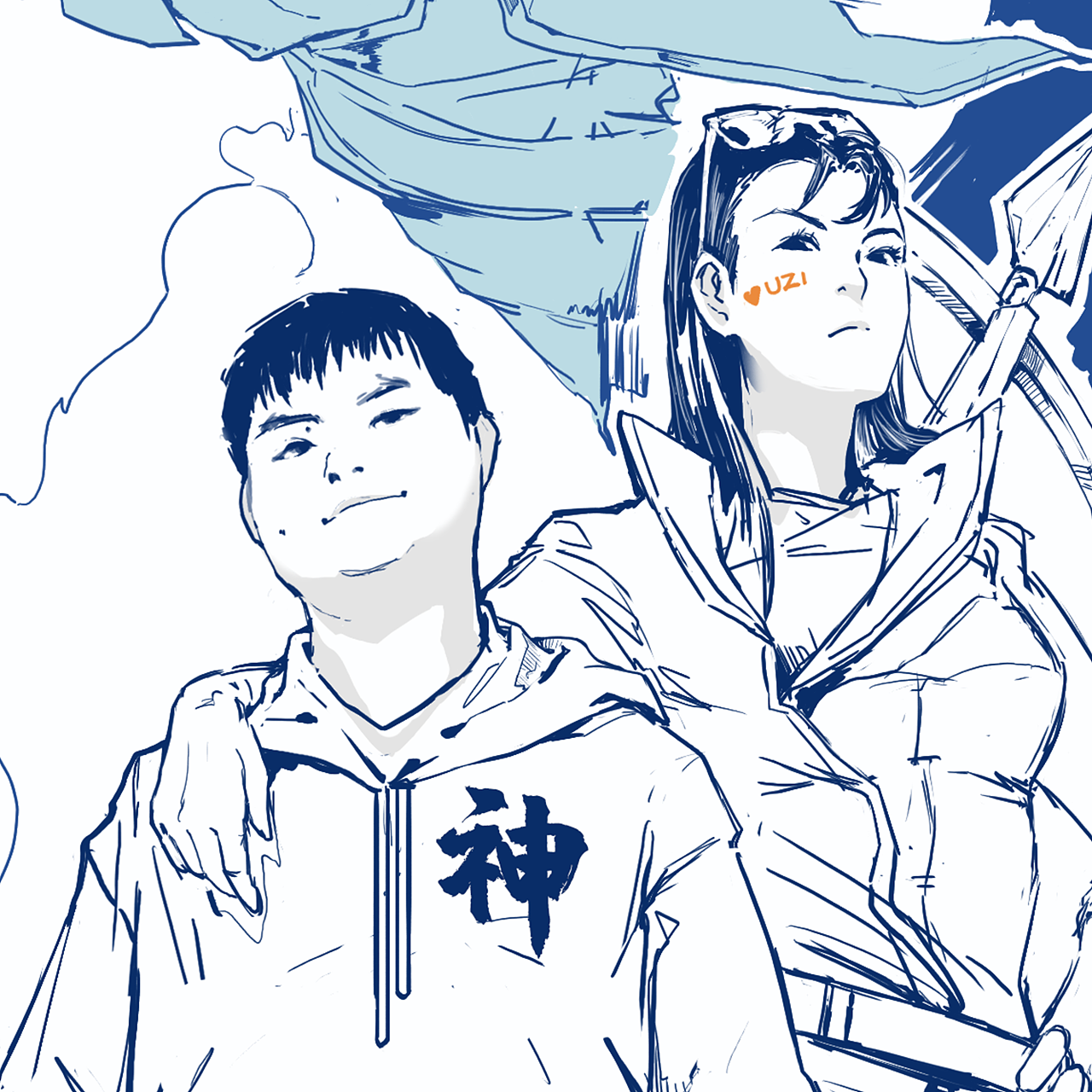 uzi |插画|创作习作|机智的泰山 - 原创作品 - 站酷 (zcool)