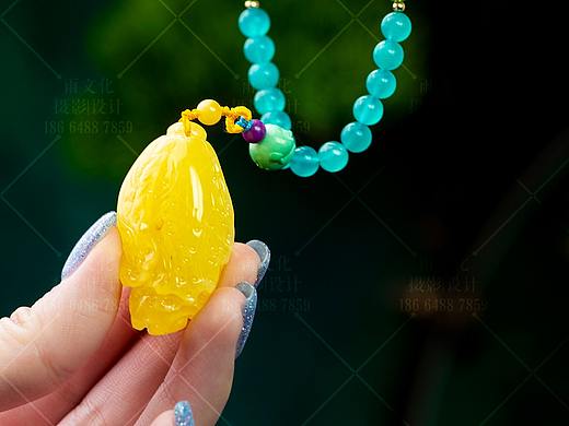 蜜蜡首饰产品摄影