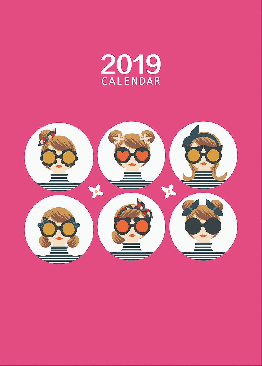 2019年台历（图ZMTUwOTc2NDI0） - 创作习作 - 站酷设计师邬柒柒原创素材 - 站酷ZCOOL