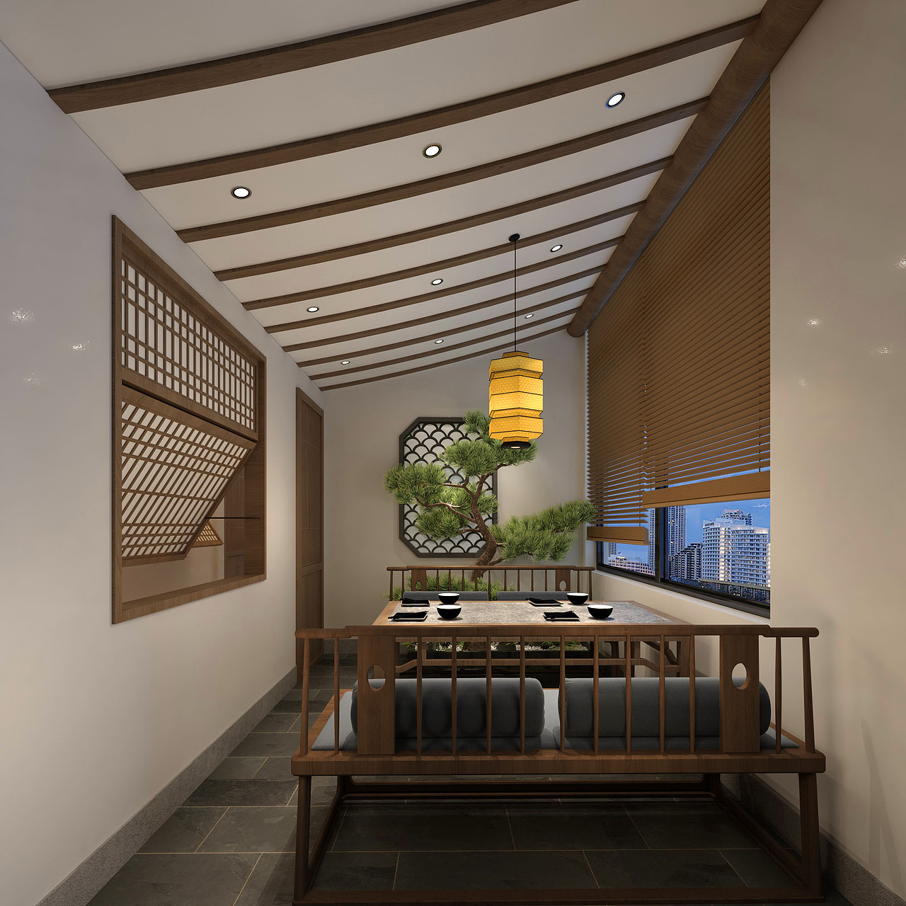 银川装修公司|银川餐厅装修设计效果图