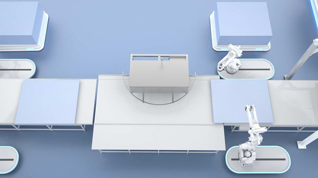 Tenfy智能自动化工厂动画