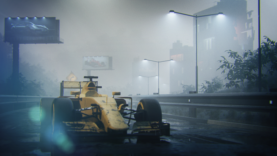 F1赛车动画(个人练习)