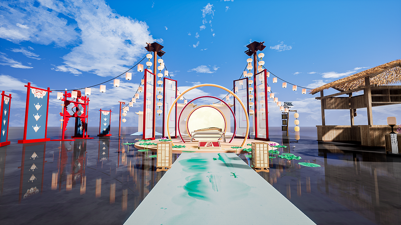 中秋美陈（图ZMzE0Nzc3OTgw） - 场景 - 站酷设计师冷颜ff原创素材 - 站酷ZCOOL