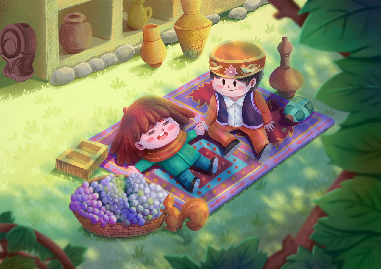 2022个人插画年度总结（图ZMzI4MjI1MDg0） - 儿童插画 - 站酷设计师朱小骞art原创素材 - 站酷ZCOOL