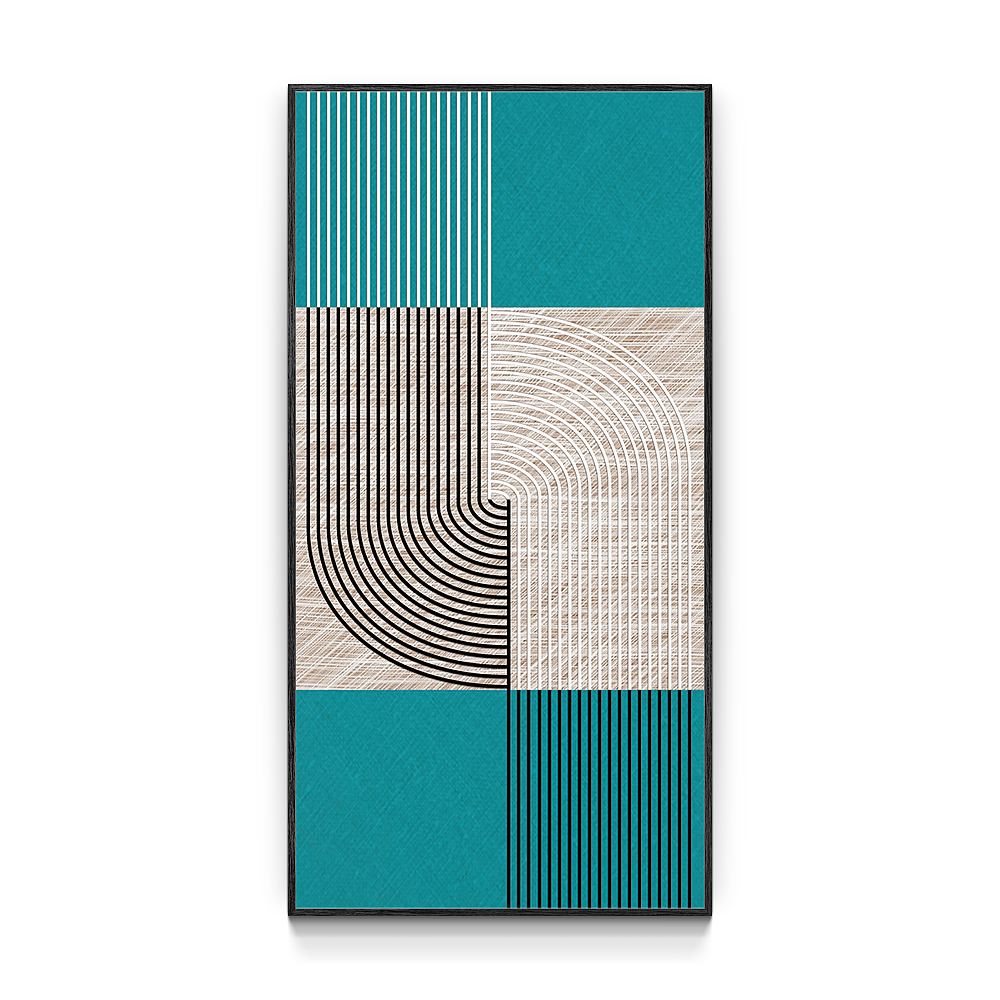 玄关立体浮雕肌理画